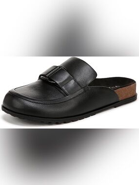 Women’s Vionic Black Leather Jorden mule/clog  size 8.5